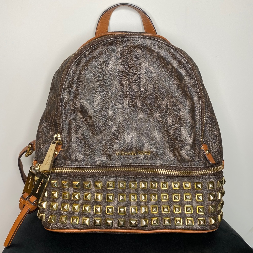Michael Kors Medium Studded Backpack - image 1